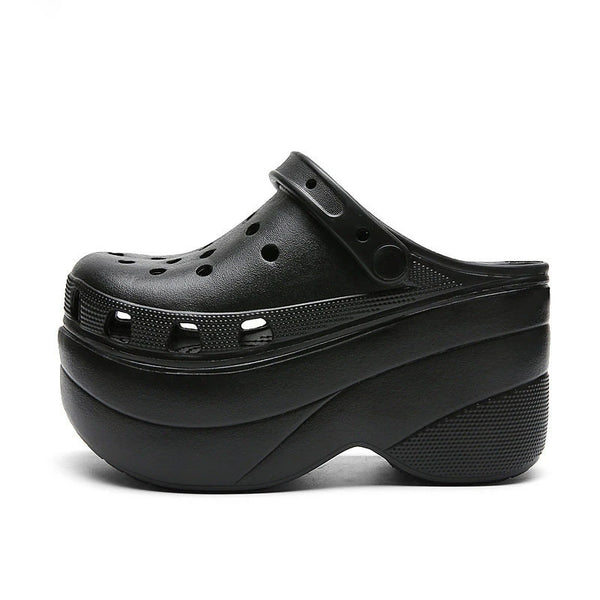 Plush Platform Slippers